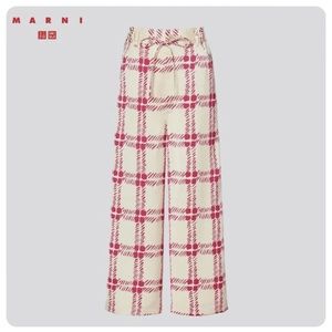 NWT Marni x Uniqlo Drape Relaxed Wide Leg Pant